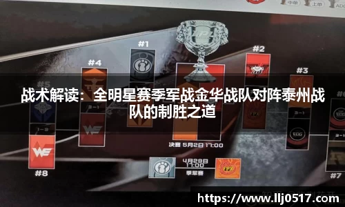 战术解读：全明星赛季军战金华战队对阵泰州战队的制胜之道